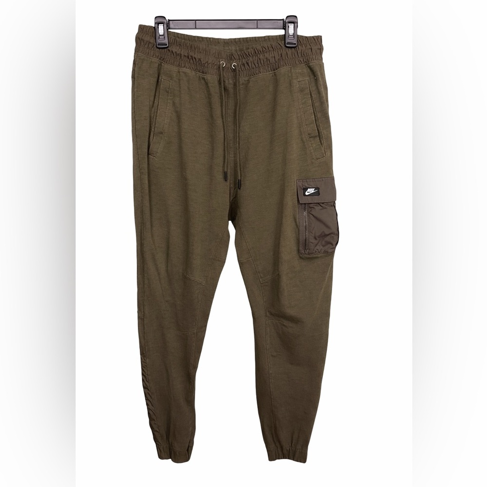 🟢 Nike Sportswear Cargo Joggers Olive Green Utility Pants Men’s Large